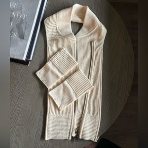 Veronica beard sweater Dickey w cuffs